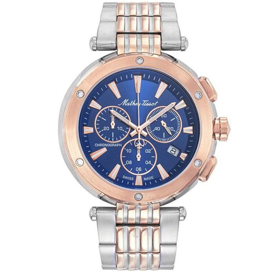 Mathey Tissot Mens Neptune Chrono Blue