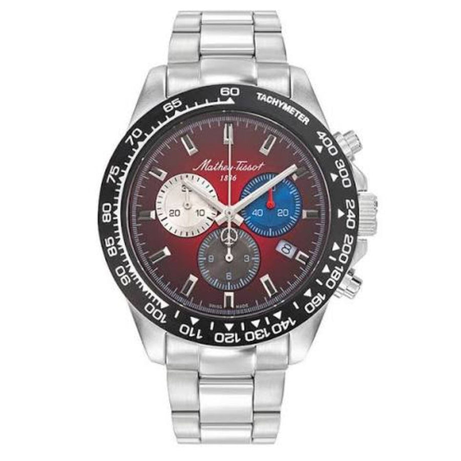 Mathey Tissot Mens Mathy Chess Red
