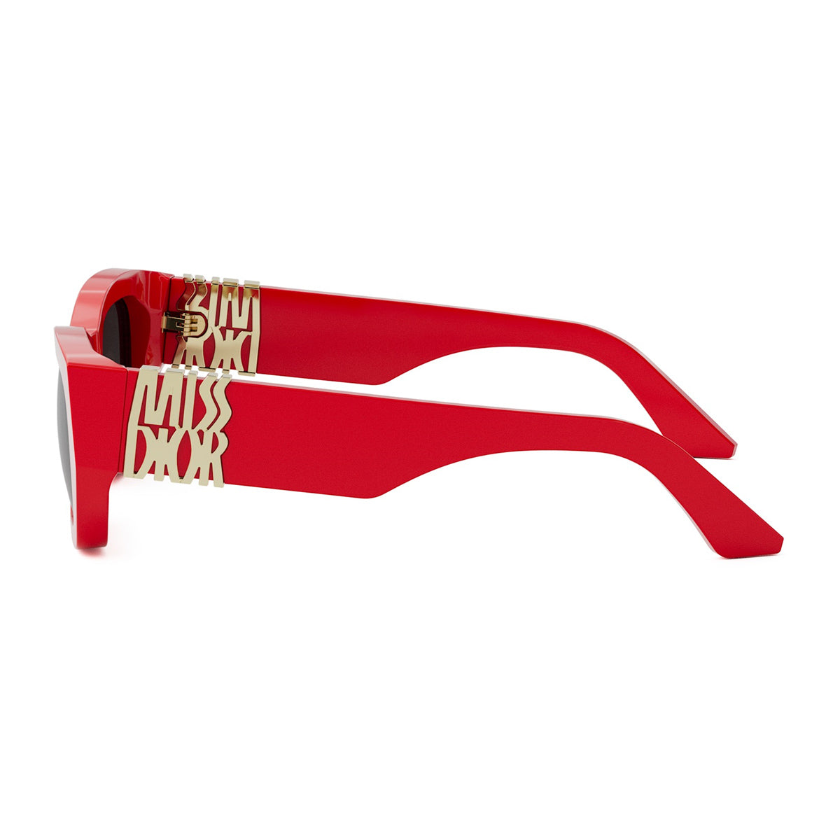 Dior MissDior S1I 35a0 Shiny Red Rosso Acetate Occhiali Da Sole