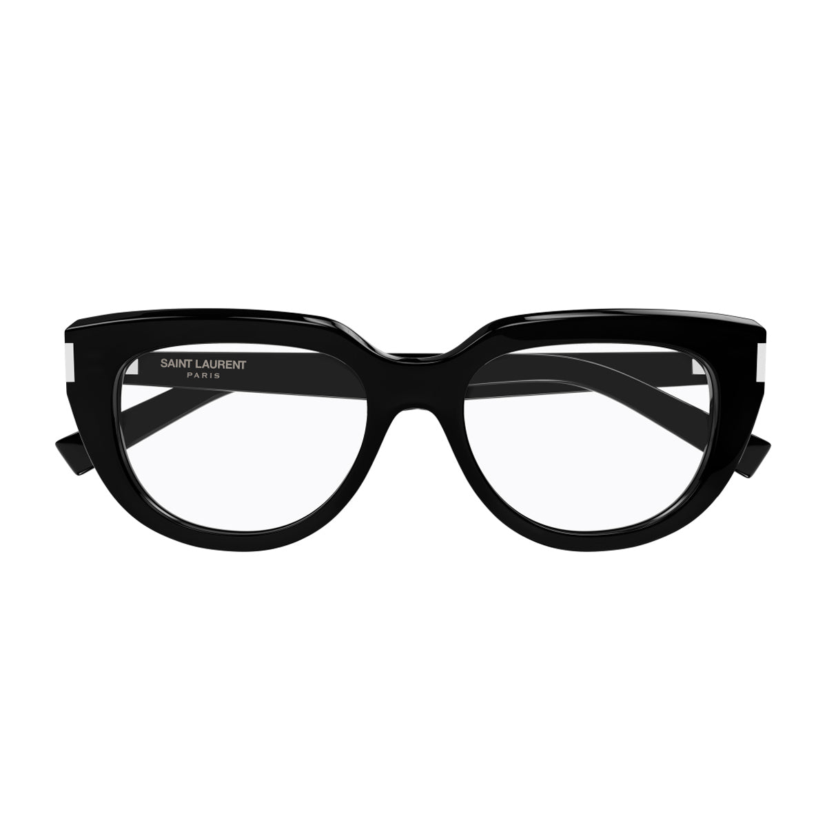 Saint Laurent SL 828 Linea Corner Angle 001 Black Nero Recycled Acetate Occhiali Da Vista