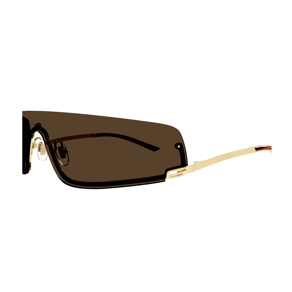 GG1561S LINEA FASHION 002 gold brown Oro Metal Occhiali Sole