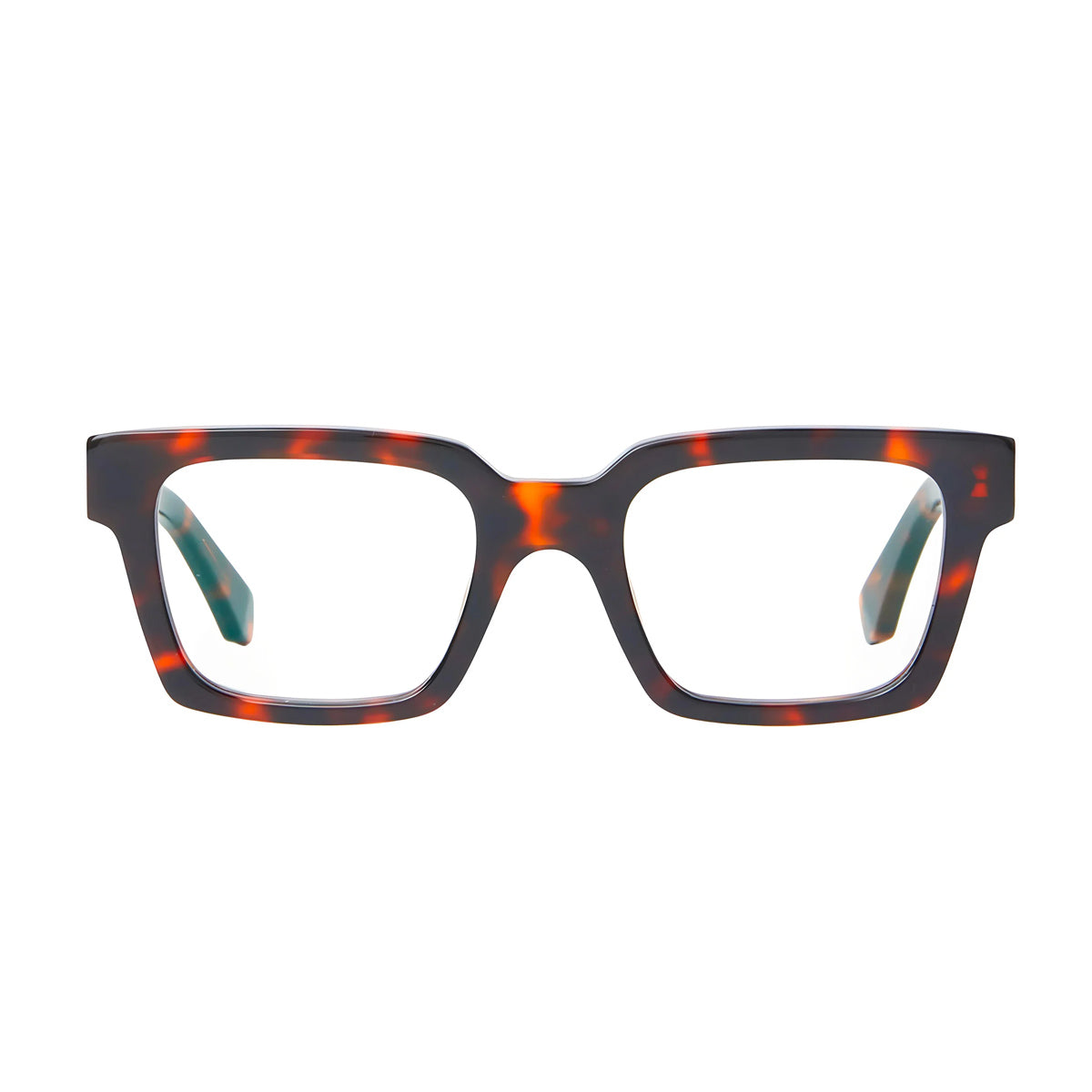 Off White OERJ072 STYLE 72 6000 Havana Marrone Acetate Occhiali Vista