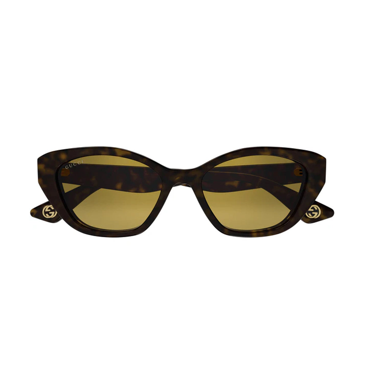 GG1638S LINEA LETTERING 002 havana gold Marrone Recycled Acetate Occhiali Sole