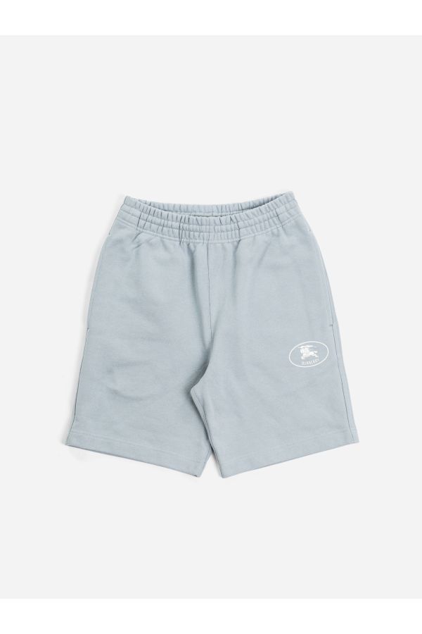 Burberry Cotton jersey bermuda shorts in gray