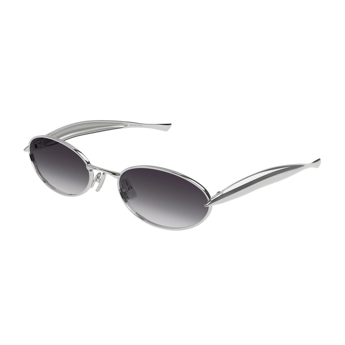 Bottega Veneta BV1386S Linea Signature Icons 003 Silver Grey Argento Metal Occhiali Da Sole