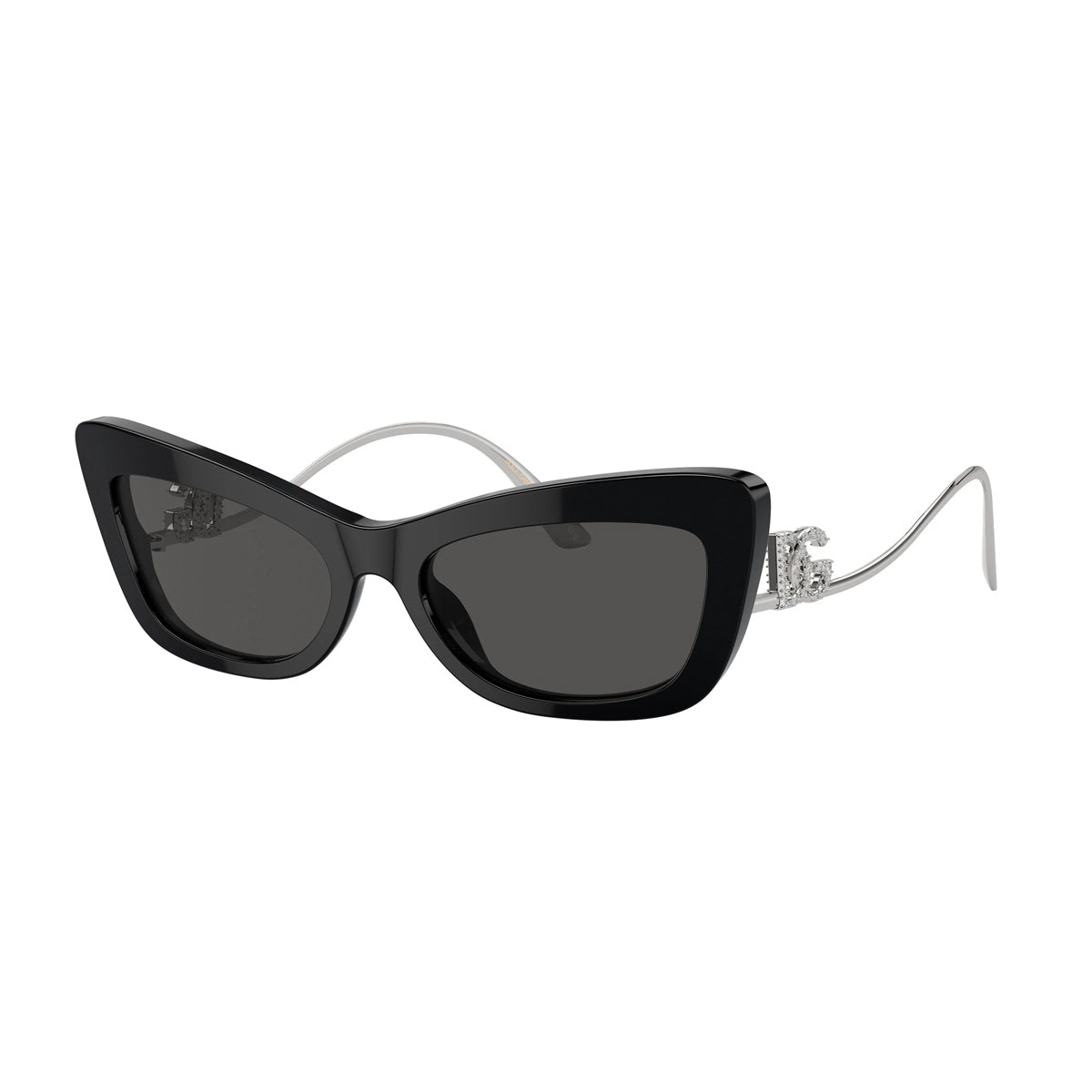 DG4467B Linea DG Crystal 501-87 Black Nero Acetate/metal Occhiali Sole
