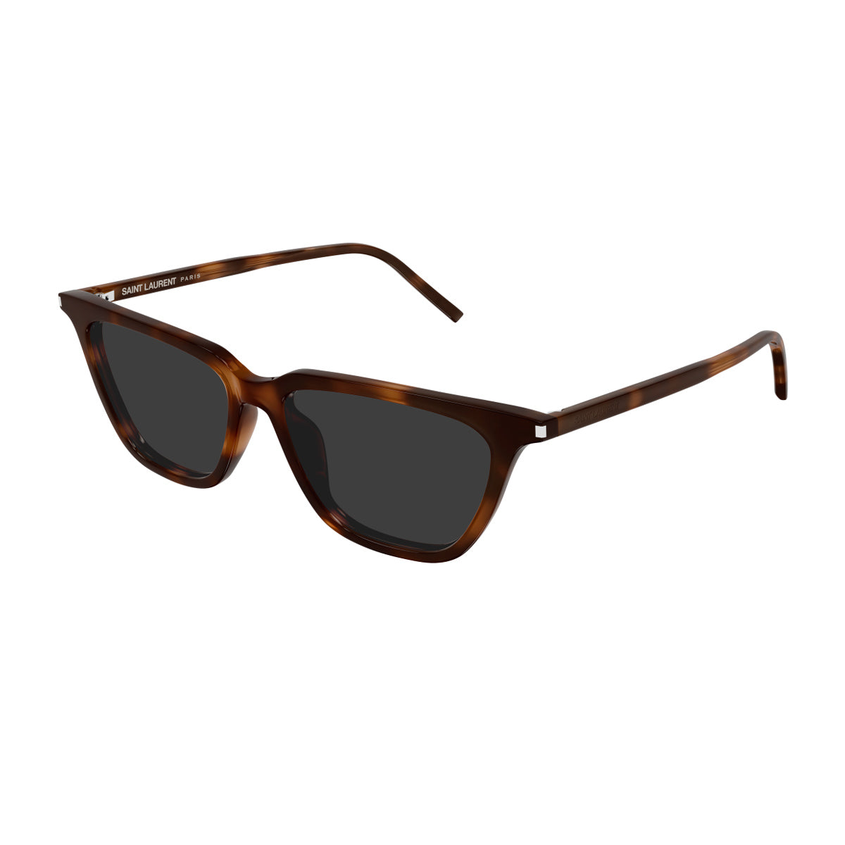 Saint Laurent SL 889 Sulpice Thin 003 Havana Grey Recycled Acetate Occhiali Da Sole