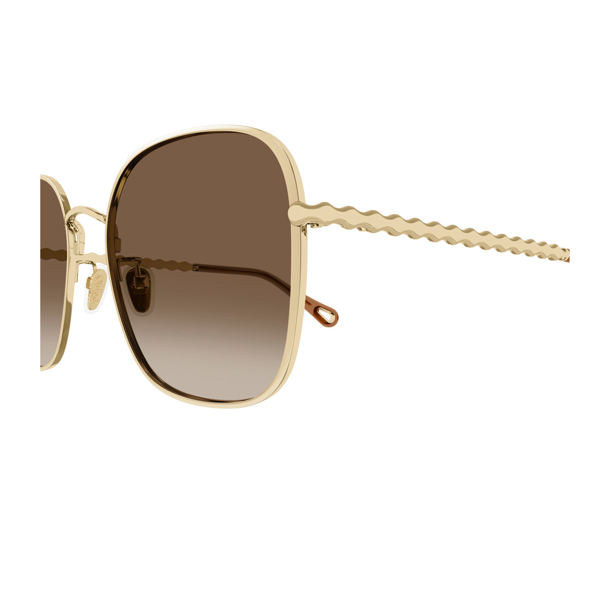 Chloé CH0255SK Linea 003 Gold Brown Oro Metal Occhiali Da Sole
