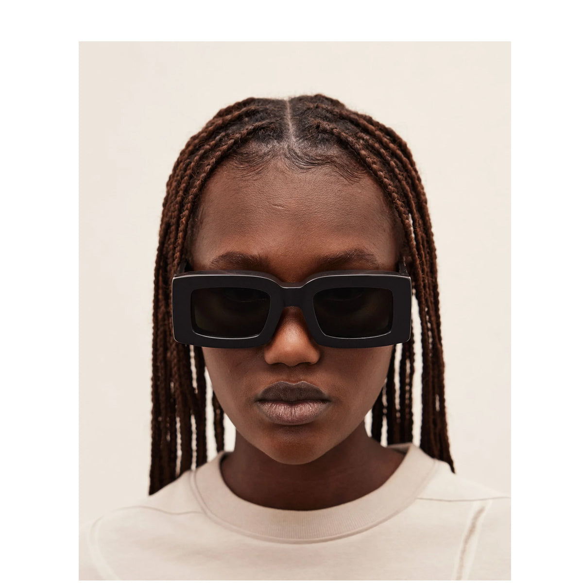 Les Lunettes Tupi Multi Brown Marrone Acetate Occhiali Sole