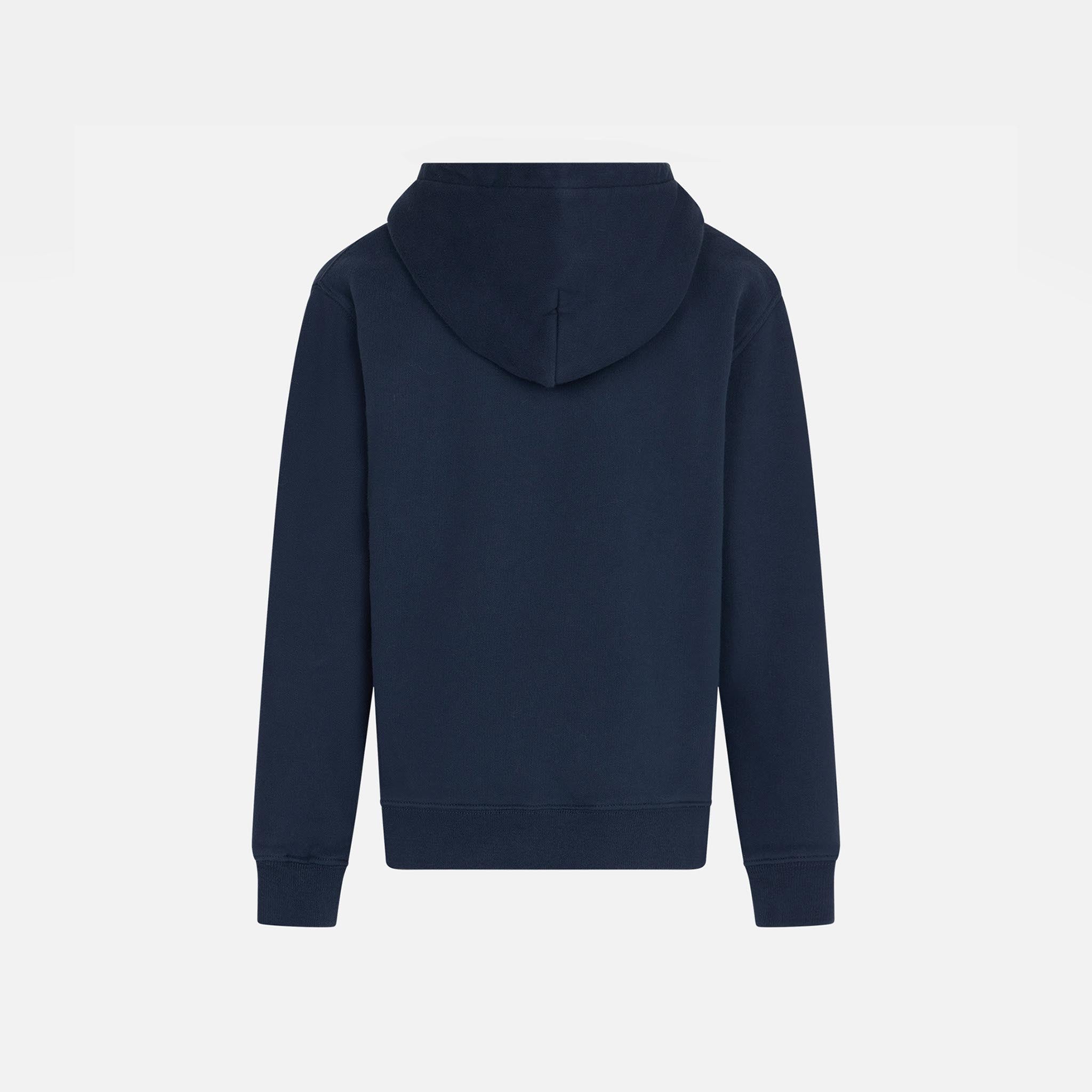 Boy Navy Blue Hooded Sweatshirt __single__
