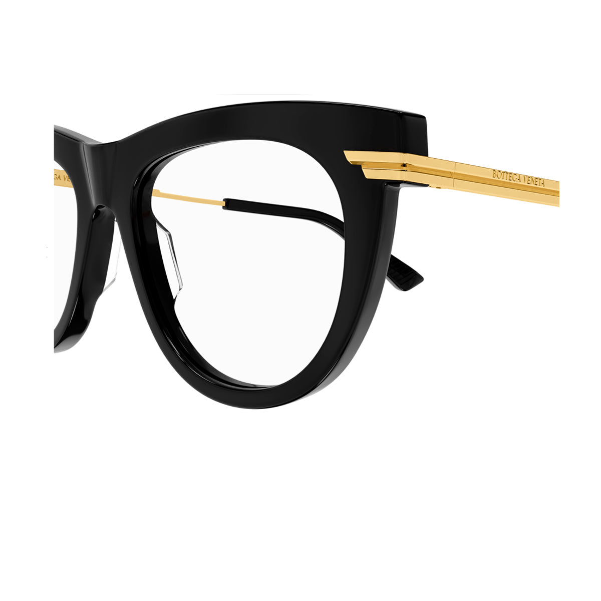 BV1297O LINEA MINIMALIST 001 Black Gold Nero Acetate/metal Occhiali Da Vista