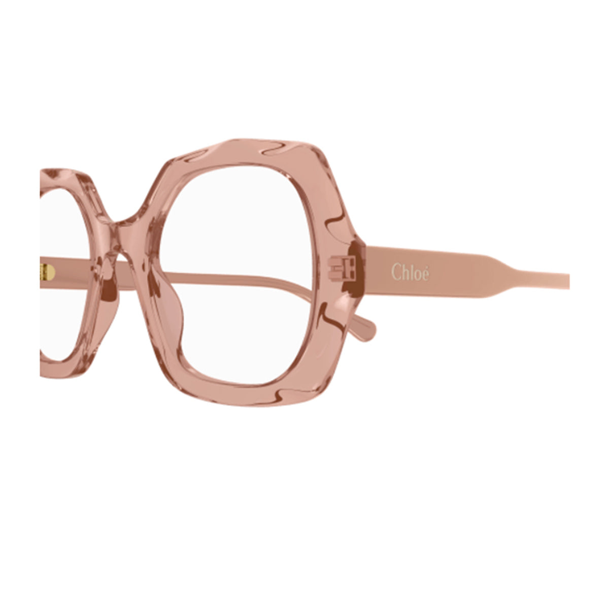 Chloé CH0228O Linea 003 Brown Pink Trasparent Rosa Acetate Occhiali Da Vista