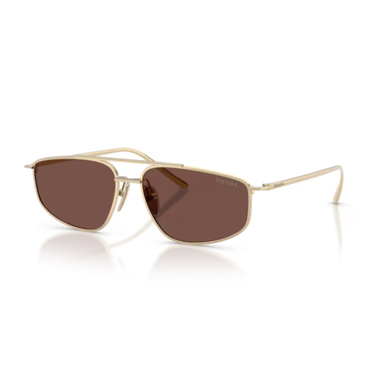 Prada PR C51S ZVN80T Oro Pallido Metal Occhiali Da Sole