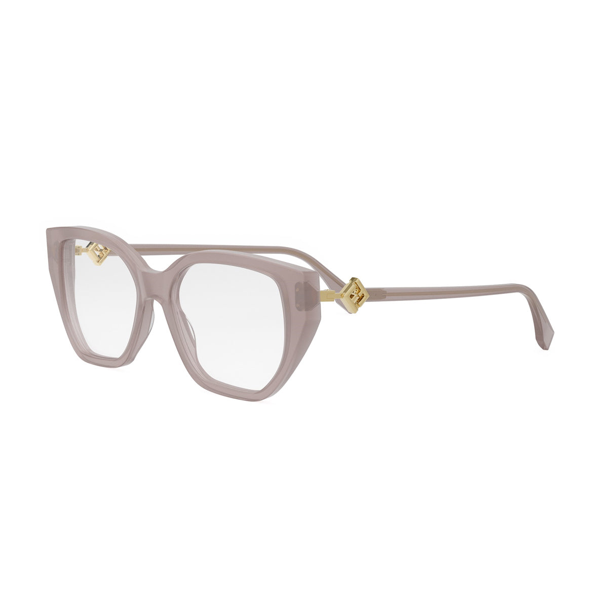 Fendi FE50100I FF DIAMONDS 072 Rosa Chiaro Acetate Occhiali Da Vista