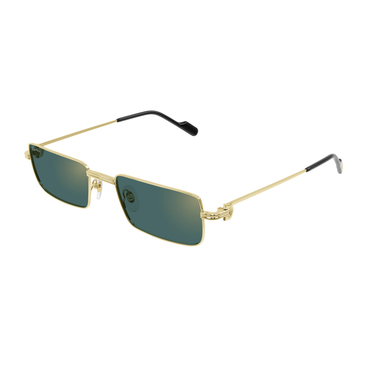 Cartier CT0501S Première de 007 Gold Green Oro Metal Occhiali Da Sole