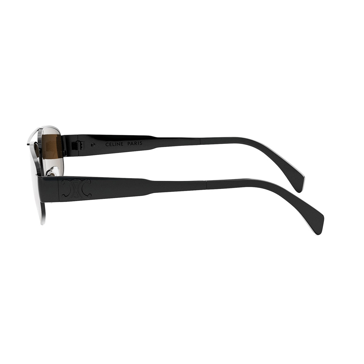 CL40281U 01E Nero Oro Metal Occhiali Da Sole