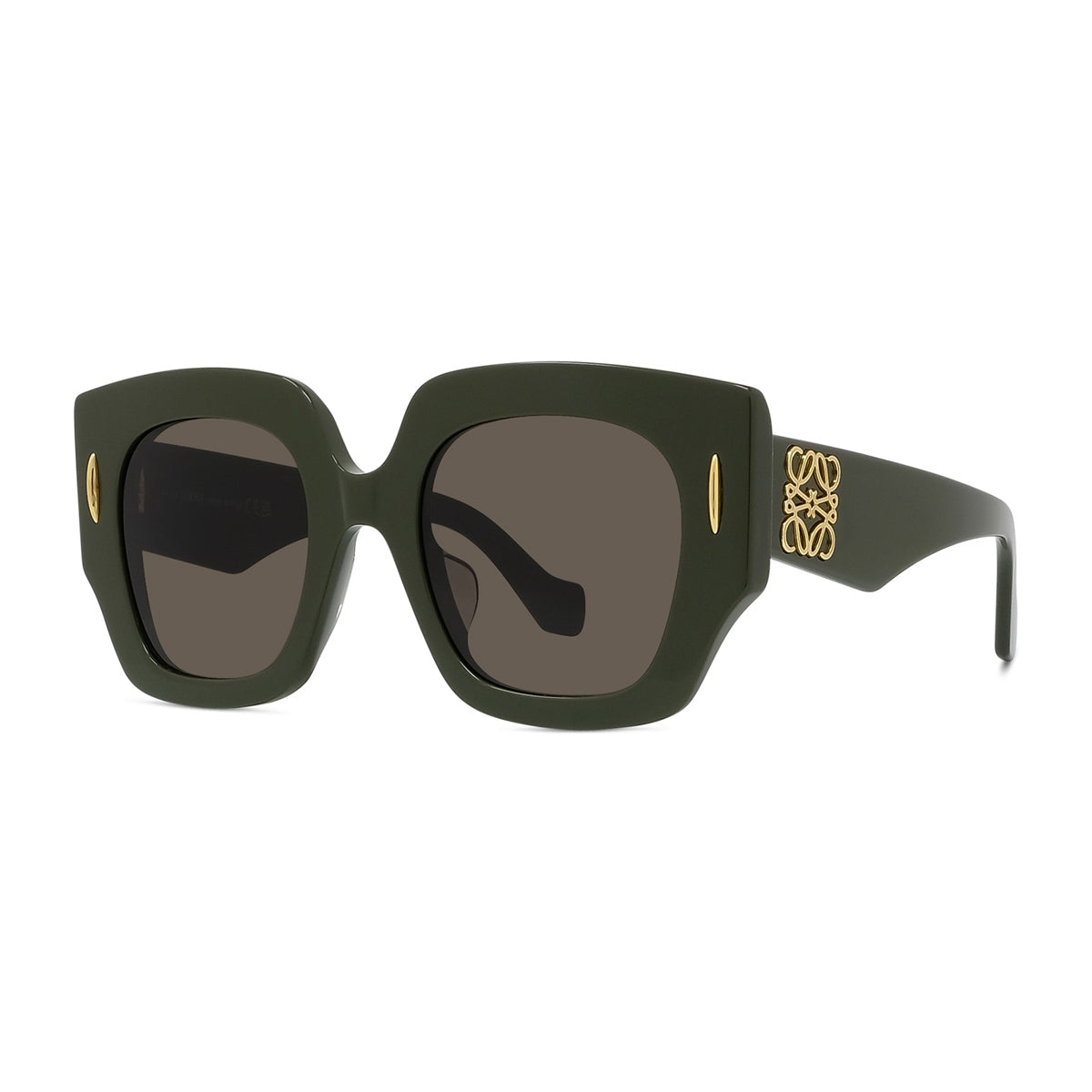 Loewe LW40129U Anagram 96E Green Verde Acetate Occhiali Da Sole