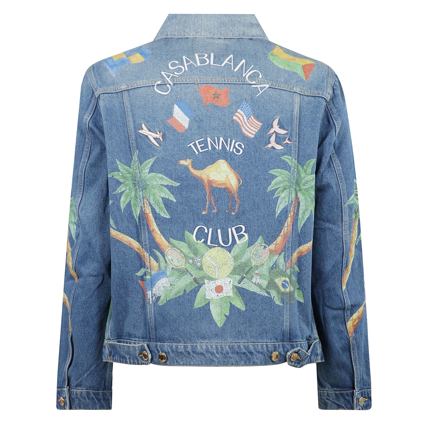 Casablanca Tennis Club Denim Jacket Non Definito Giacca
