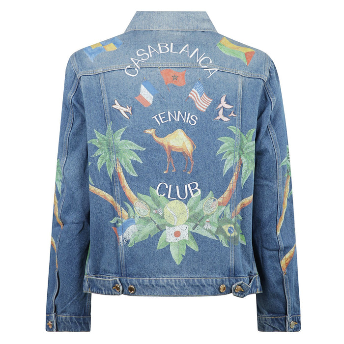 Casablanca Tennis Club Denim Jacket Non Definito Giacca