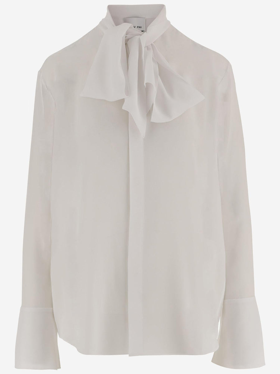 Silk Shirt White