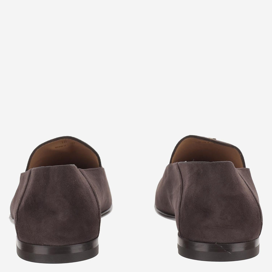 Loafers Suede Dark Brown