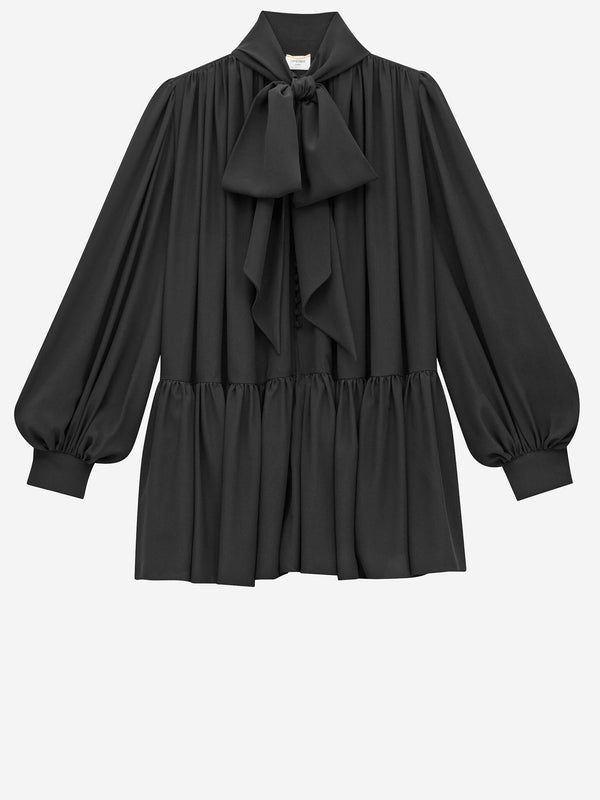 Dress Silk Crepe Black