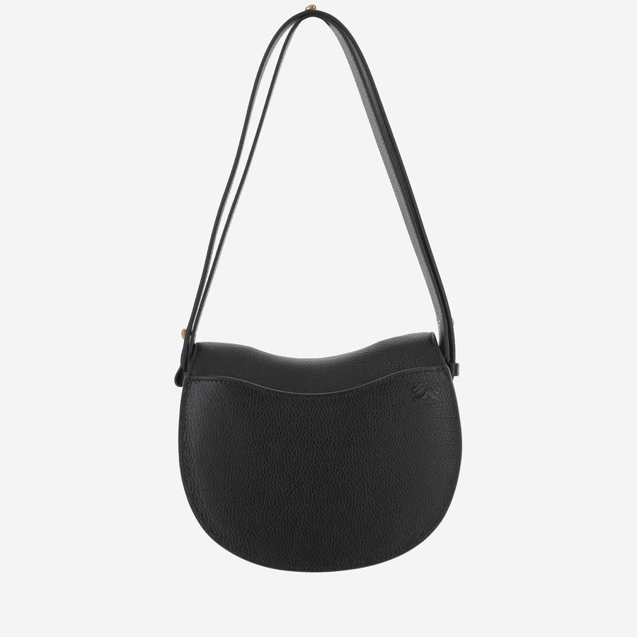 Small Rocking Horse Calfskin Bag Black Shoulder