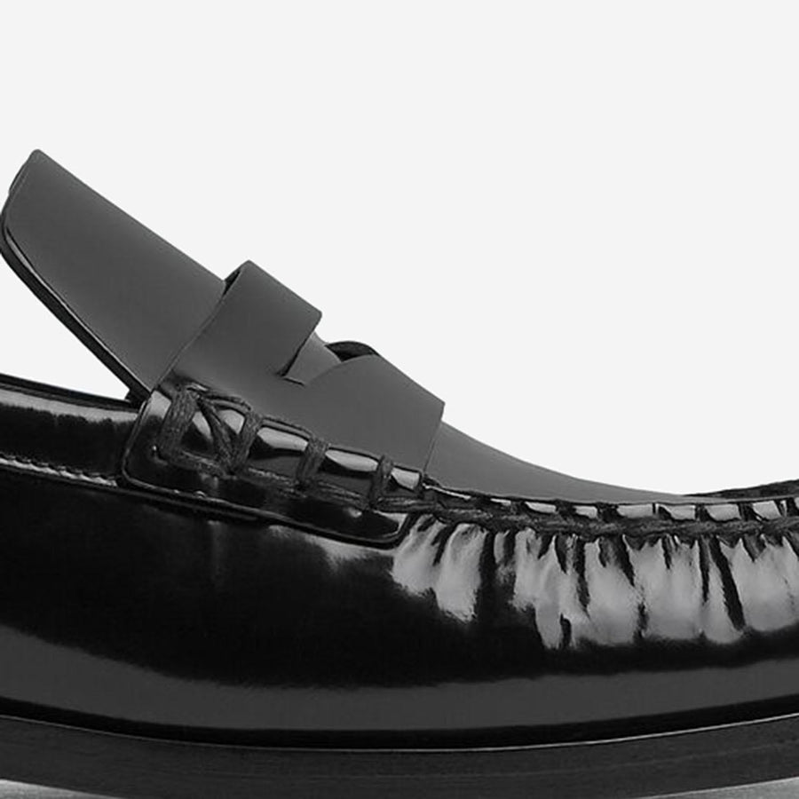 Truman Calfskin Loafers Black