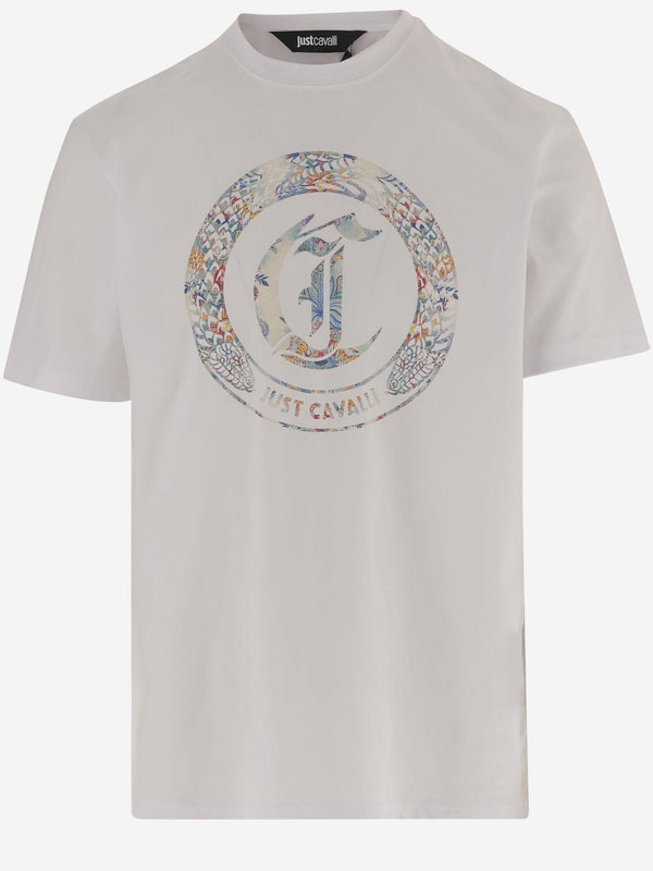 Cotton T-Shirt With Graphic Print White T-shirts