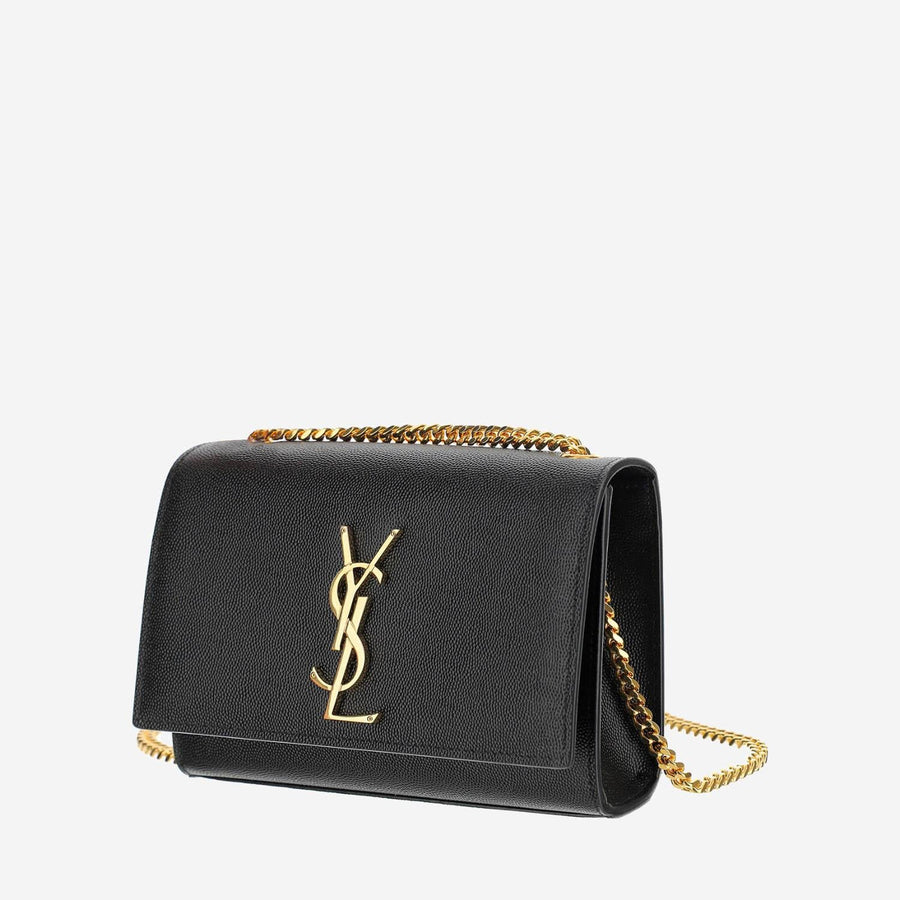 Small Leather Kate Bag Black Calfskin Shoulder