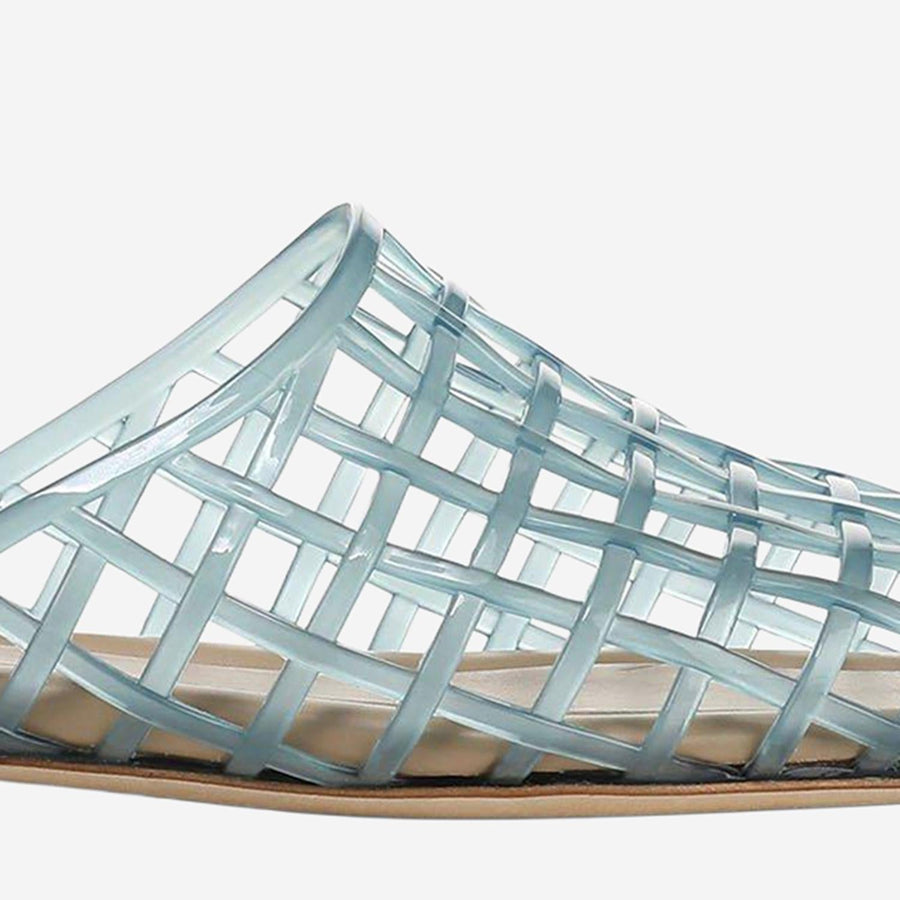 Sandals Barcelona Jelly Light Blue Polyurethane Slippers