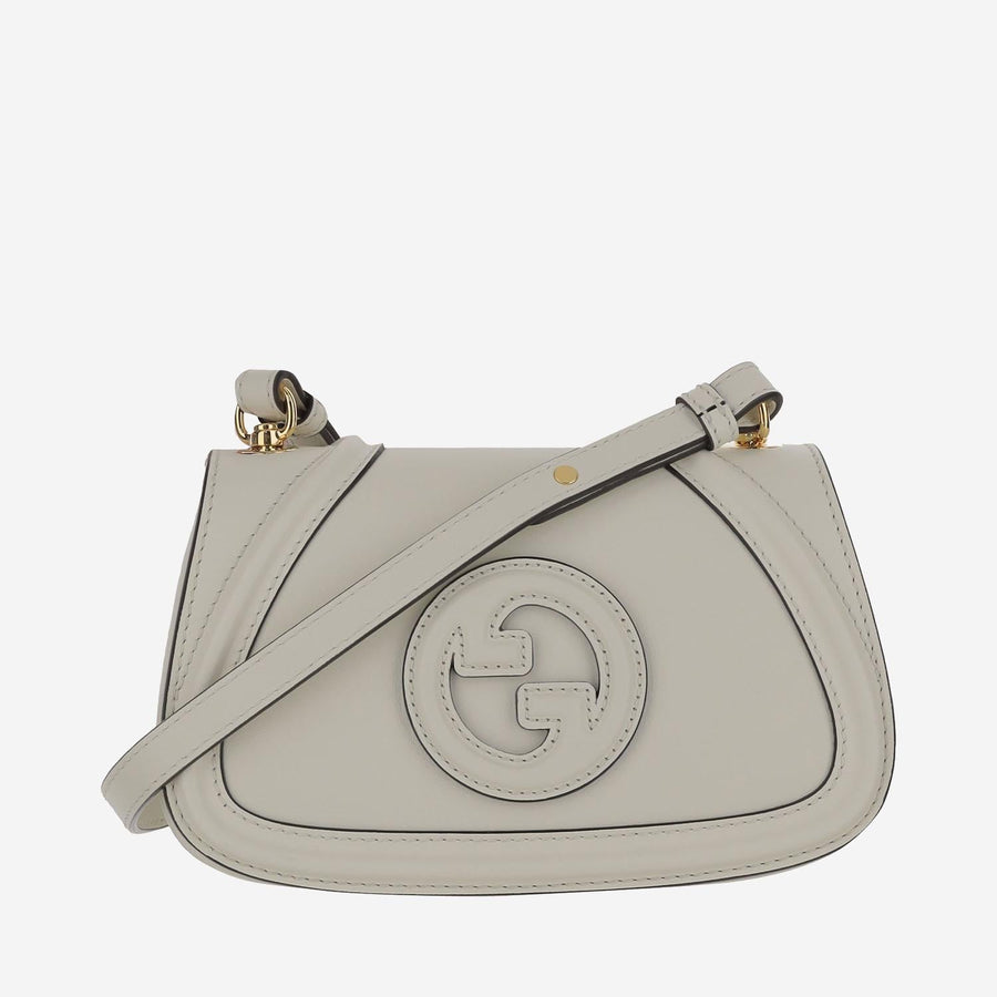 Small Blondie Bag White Calf Skin Shoulder
