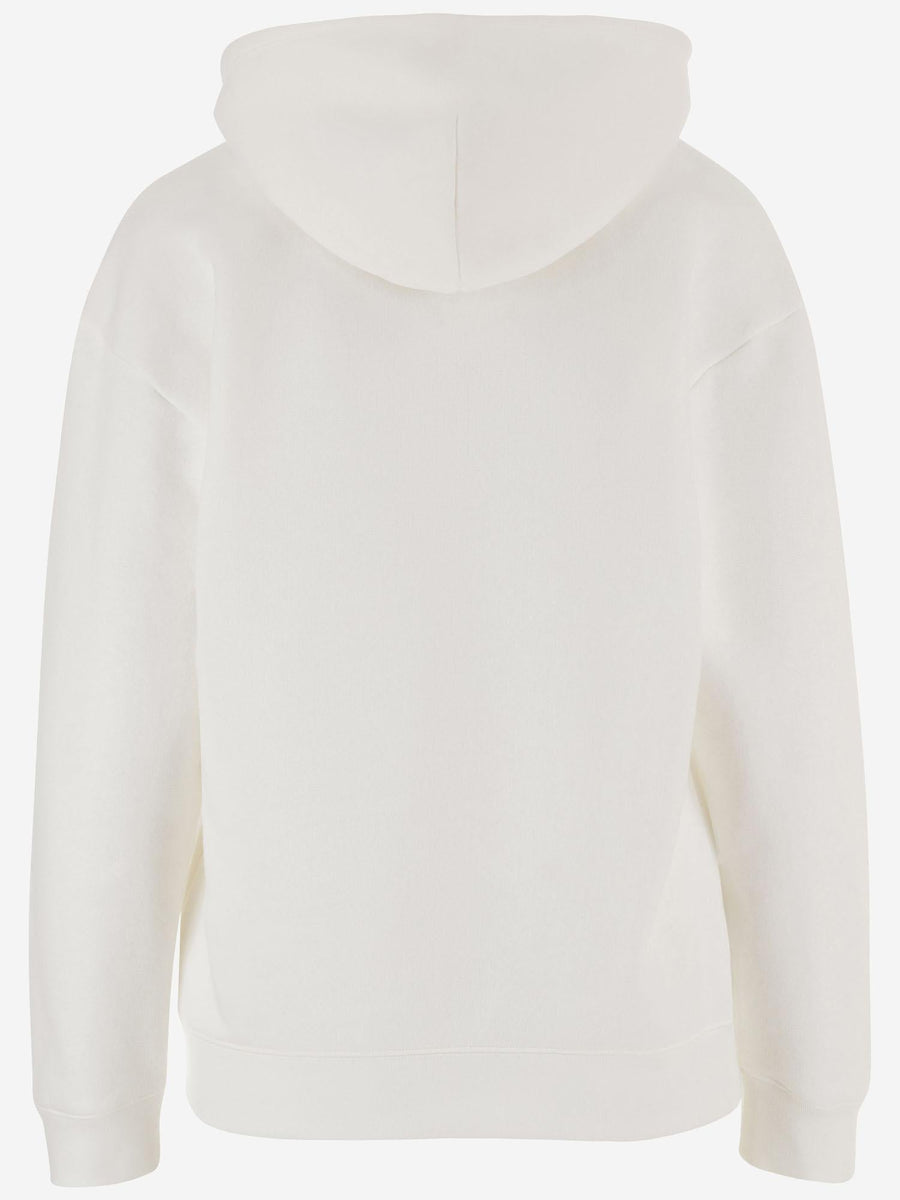 Cotton Sweatshirt With Print White