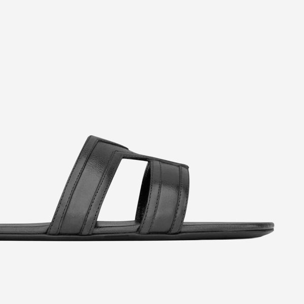Leather Sandals Black Calf