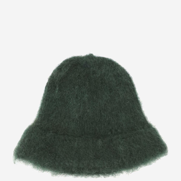 Wool Bucket Hat Dark Green Finnshep