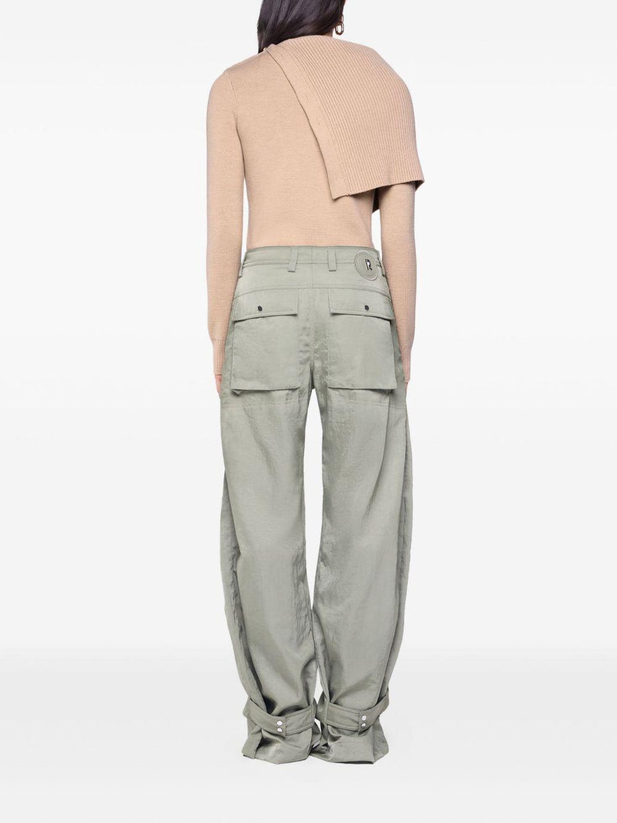 Rabanne Oversized Sweater Beige Merino Wool