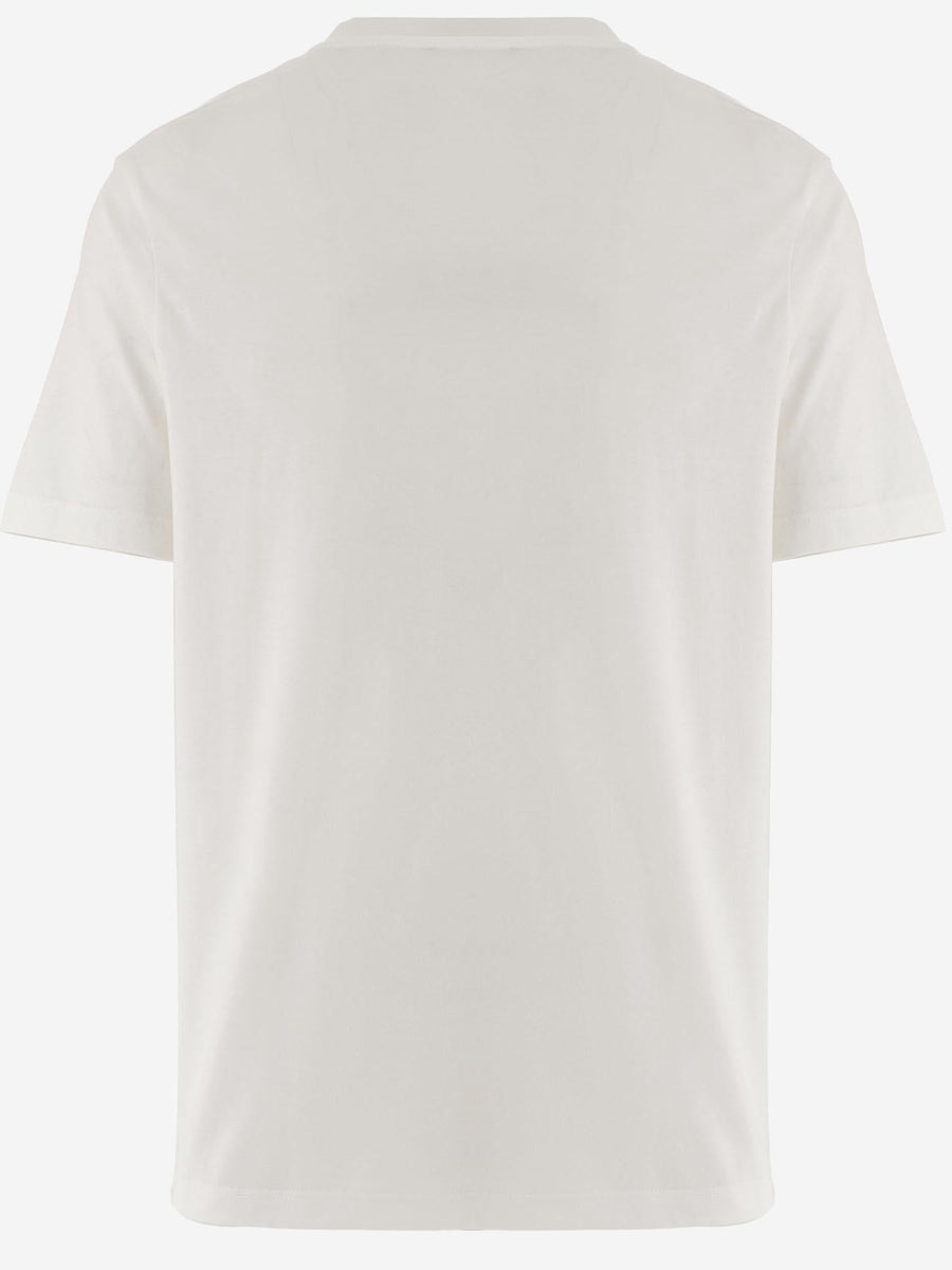 Cotton T-Shirt With Logo White T-shirts