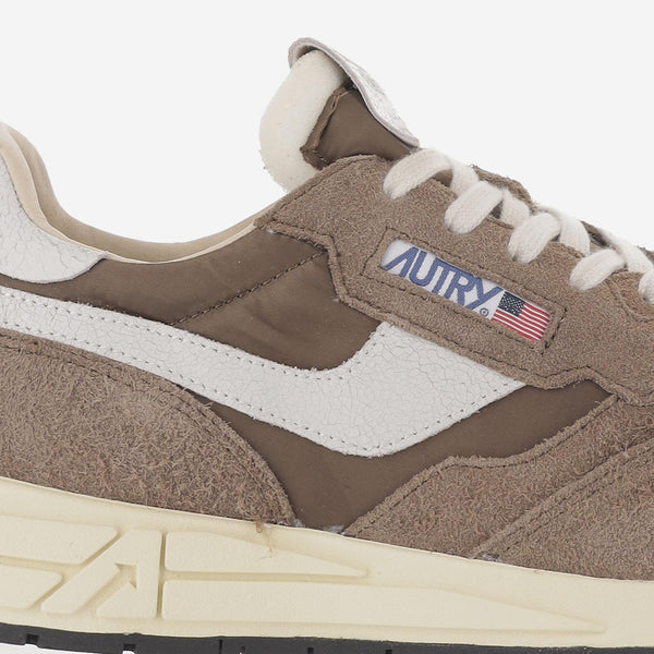 Low Sneakers Reelwind Brown Leather Trainers