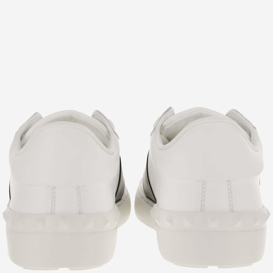 Sneakers Open Leather White Trainers