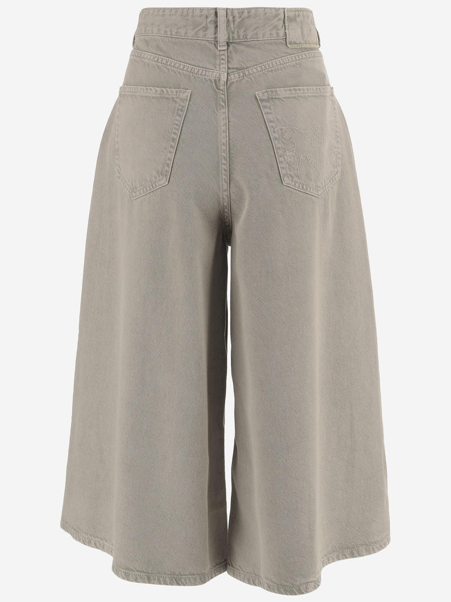 Jeans Burkina Cotton Blend Beige Lyocell Trousers