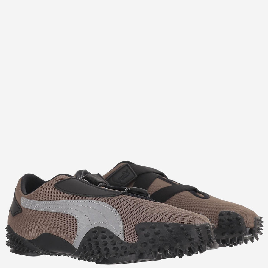 Mostro Og Sneakers Brown Fabric; Rubber Trainers