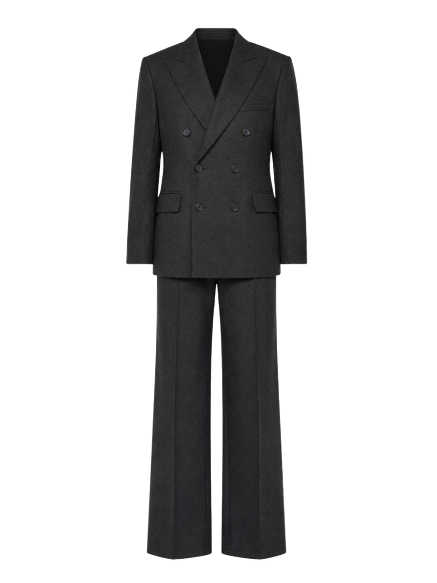 Suit Dark Grey Wool Dress