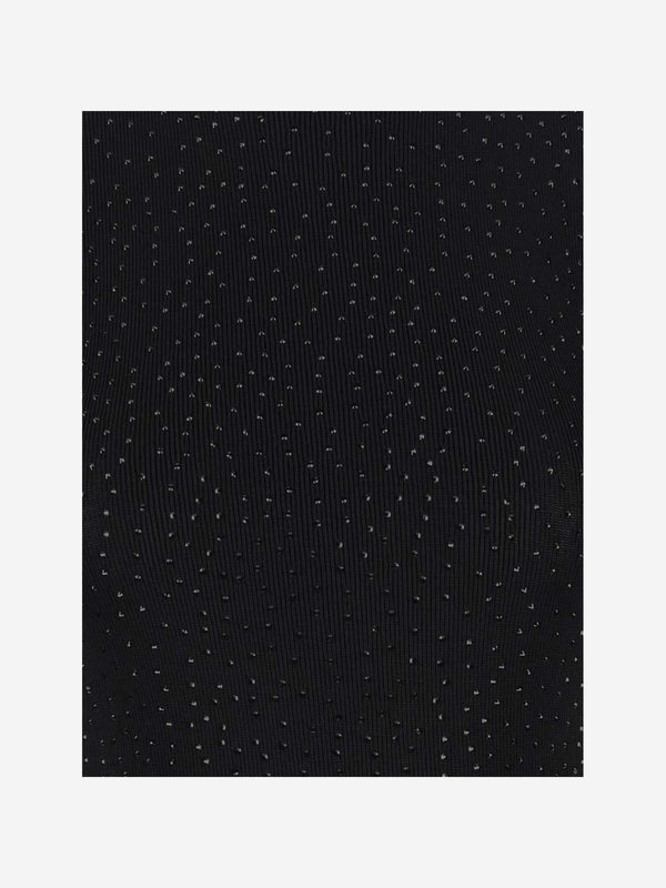 Stretch Viscose Dress Black