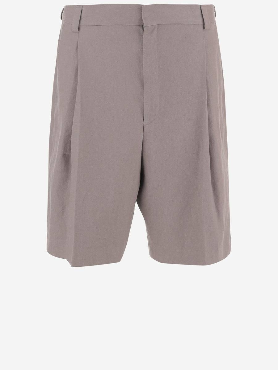 Shorts Hemp-Blend Beige