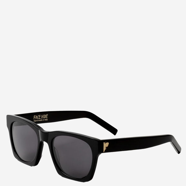 Logo Sunglasses Black Acetate