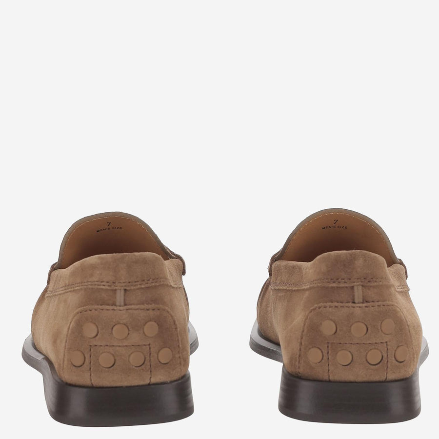 Suede Loafers Light Brown