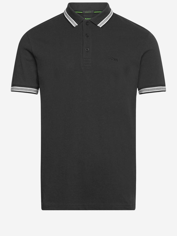 Polo Shirt Cotton Pique Dark Grey