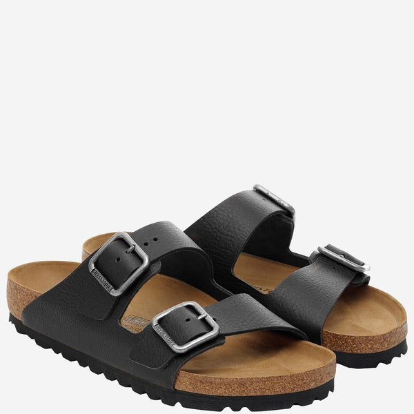Sandals Arizona Black Leather Slippers