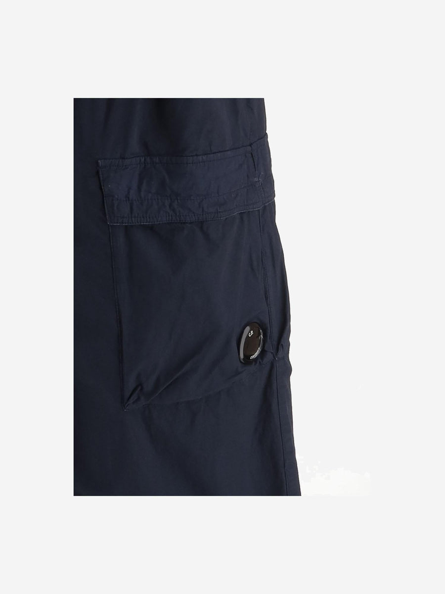 Cargo Pants Cotton Navy Trousers