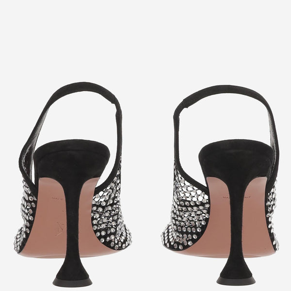 Pumps Dolly Crystal Black Suede